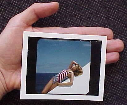 Polaroid as on-site test photos