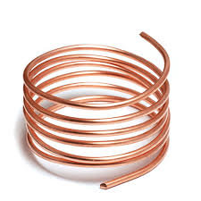 copper wire. Old copper often tarnishes green
