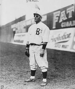 Brooklyn Dodgers baseball player Casey Stengel