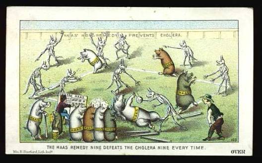 Victorian baseball trade card