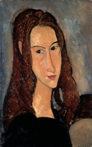 1918 Modigliani portrait of Jeanne_Hébuterne